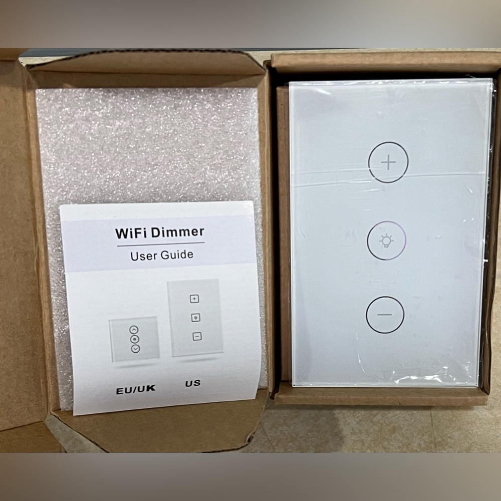 New WiFi Dimmer Switch - White